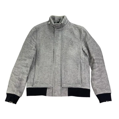 Dior Homme Y2K vintage AW08 Melton jacket wool blend zip up men's high neck coat - Image 1 of 4