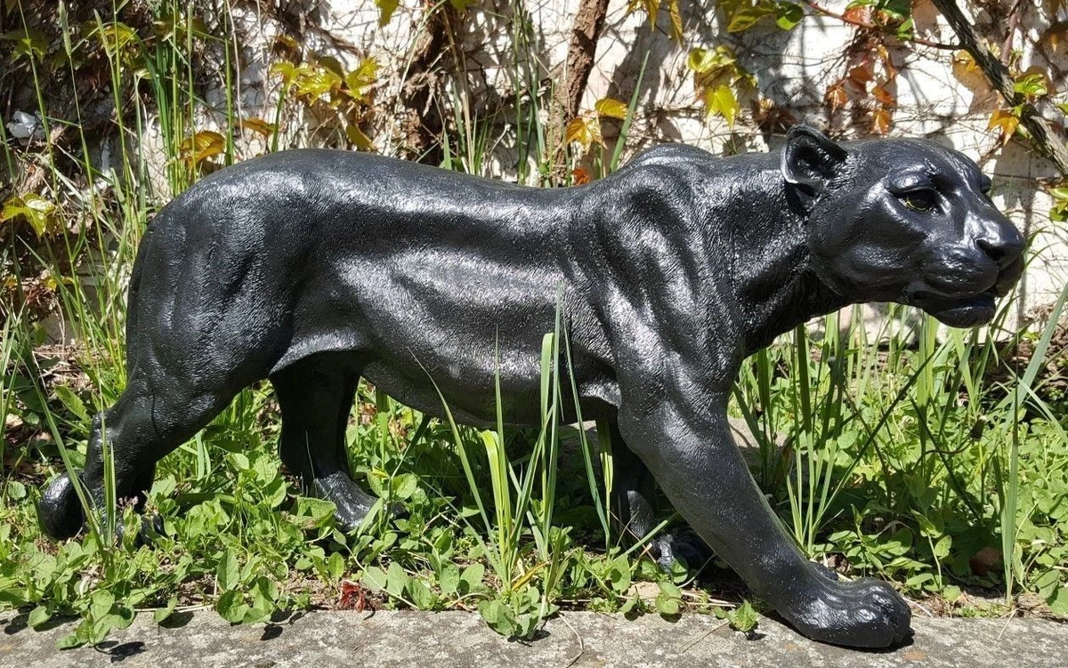 Große Schwarze Liebes-Figuren Aus Harz - Dekorative Statue Für Haus & Garten