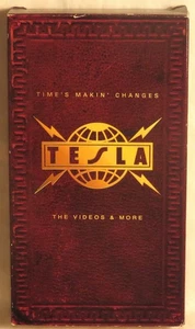 TESLA Time's Makin' Changes The Videos & More HARD ROCK 1995 VHS Play Tested EX - Picture 1 of 3