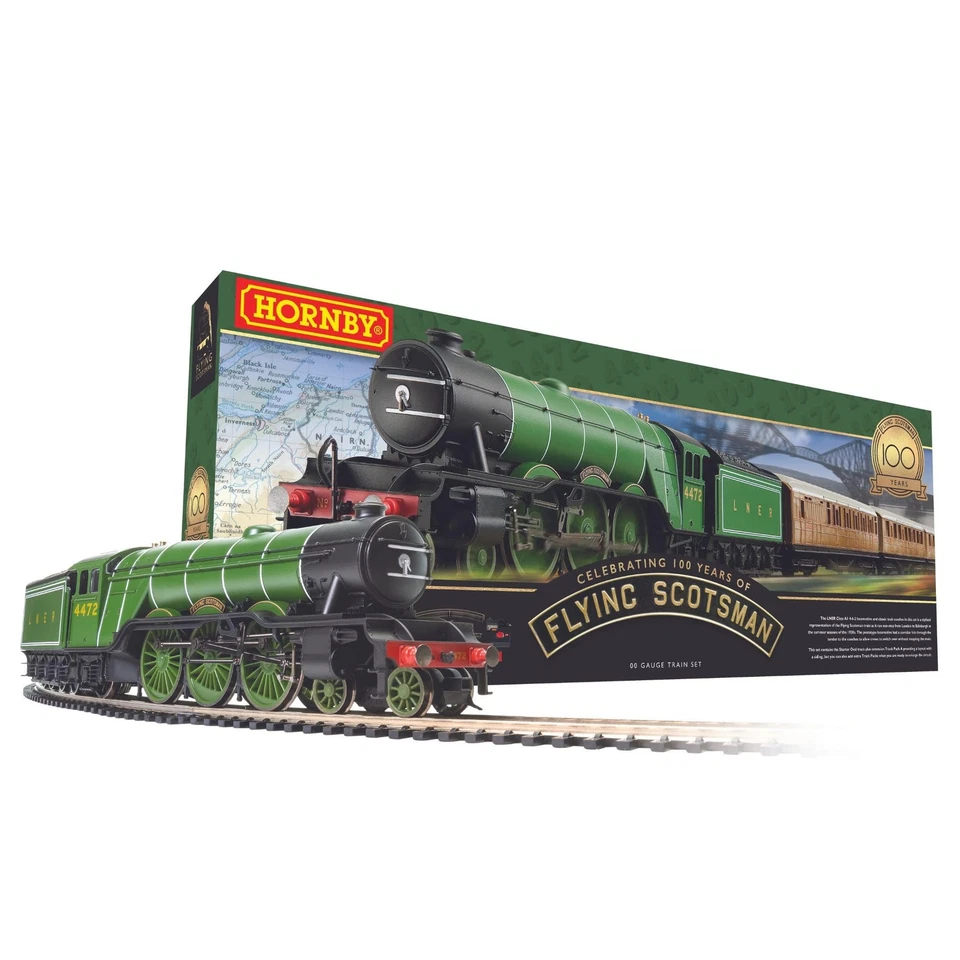 Electric Train Set - R1255M The Flying Scotsman A1Class - OO Gauge Train Star... - Image 1 of 4