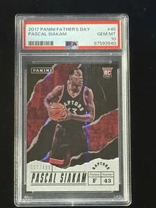 Panini Día del Padre #45 2017 Pascal Siakam #137/499 PSA 10 (RC) - Imagen 1 de 2