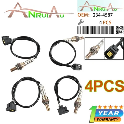 4PCS Oxygen Sensor Up&Dn For Chry 200 Dodge Avenger Jeep Cherokee Ram 56041698AA - Image 1 of 4