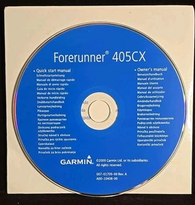 GARMIN Forerunner 405cx owner's manual cd 2009 - Picture 1 of 4