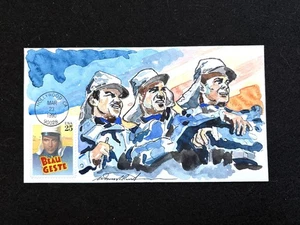 MAR 23 1990 HOLLYWOOD CA FDC #2547 BEAU GESTE, WILD HORSE CACHET 41/50 - Picture 1 of 2