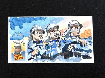 MAR 23 1990 HOLLYWOOD CA FDC #2547 BEAU GESTE, WILD HORSE CACHET 41/50 - Image 1 of 2