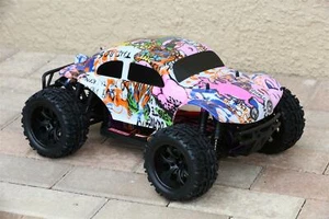 Custom Body Buggy Graffiti Pigfor Redcat Volcano 1/10 Truck Car Shell Cover 1:10 - Picture 1 of 7