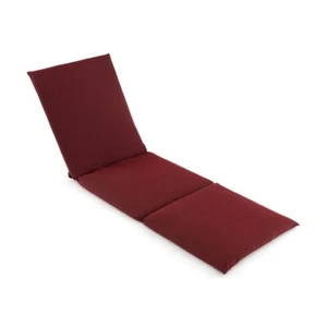 Patio Outdoor Lounge Chair Cushion Furniture Tri Folding pad with Fixing Straps - Picture 1 of 5