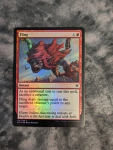 Fling Magic The Gathering MTG Foil Throne of Eldraine 126/269 C 2019 - Picture 1 of 3