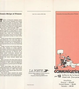 Comic Strips of France Stamp Souvenir Folder - Picture 1 of 2