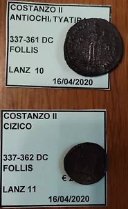 COSTANZO I - II 2 FOLLIS,MONETE ROMANE-ROMAN COIN-ROMISCHE-ROMAINE. - Foto 1 di 2
