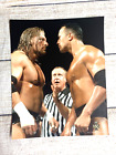 Triple H WWE 25 Years Limited Edition 8x10 Photo Only 250 Made vs The Rock 