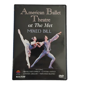 American Ballet Theatre at the Met Mixed Bill DVD 1984 R1 dance Kultur Rare - Picture 1 of 10