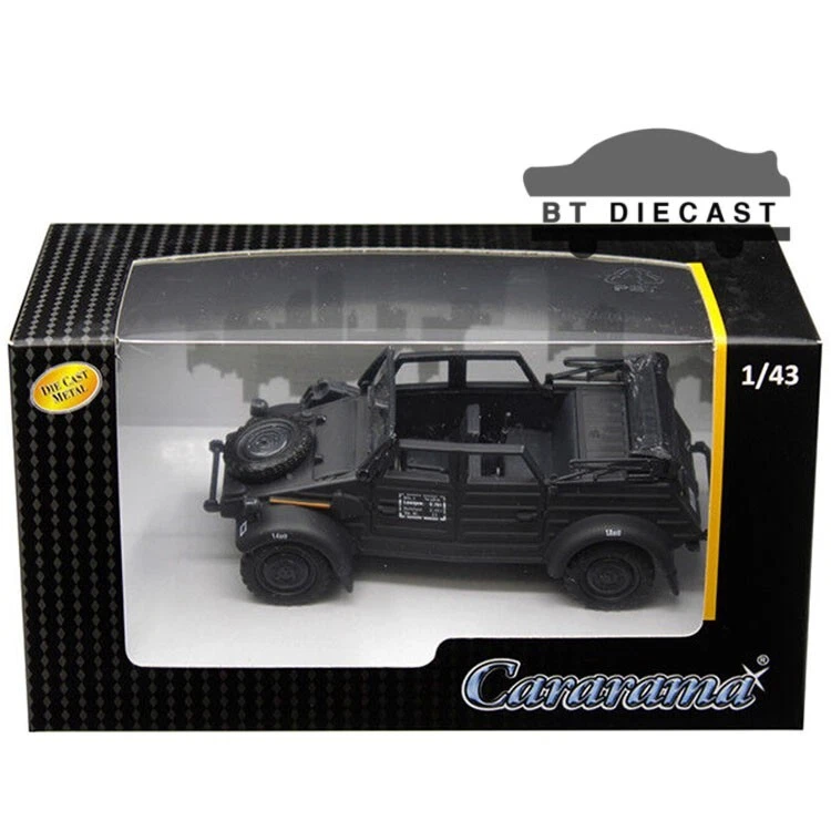 CARARAMA VOLKSWAGEN KUBELWAGEN CONVERTIBLE TIPO K 82 1/43 NEGRO 4-90650 Foto 1 de 1