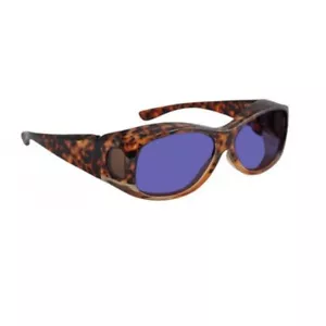 Gafas de trabajo de vidrio de polietileno sodio en tortuga sobre gafas marco de seguridad - Imagen 1 de 1