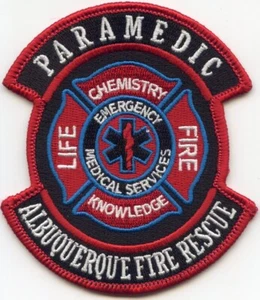 PARCHE DE BOMBEROS PARAMÉDICOS ALBUQUERQUE NUEVO MÉXICO - Imagen 1 de 1