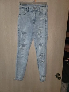 Women's American Eagle Outfitter Short Court Distressed Jeans Size Regular 2 - Picture 1 of 10