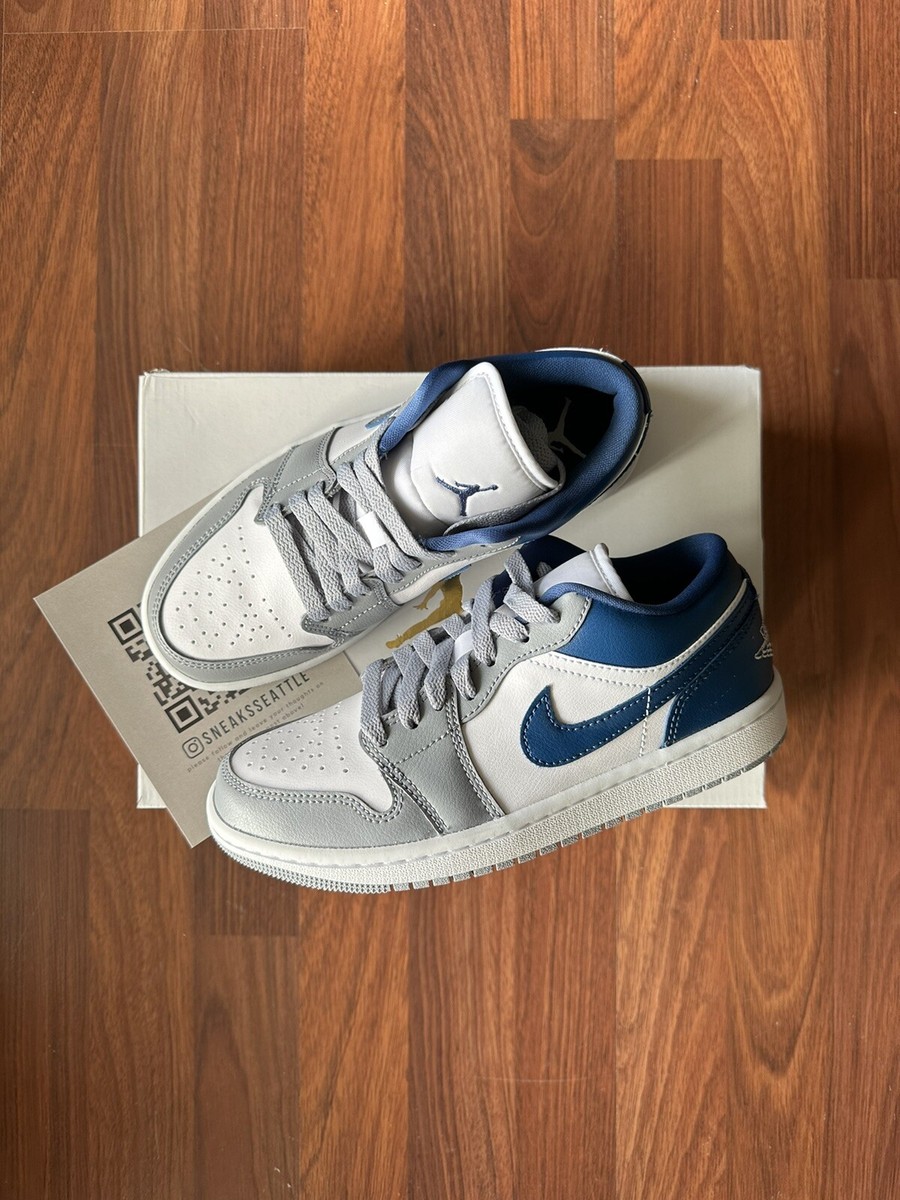 Jordan 1 Low Stealth French Blue W for sale | eBay