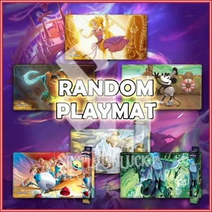 LORCANA OFFICIAL: Random Lorcana Playmat 🔥 | Mickey Rapunzel Hades Mouse Pad - Picture 1 of 2