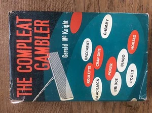 The Compleat Gambler by Gerald McKnight 1st Ed 1964 Casino Roulette Baccarat - Picture 1 of 1