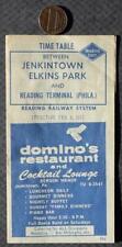 1972 Pennsylvania Jenkinstown Elkins Park Reading Lines Railroad brochure HAIR--