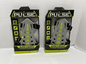 Allen Pulse  2-Strap Bow Archery Arm guard Grey New lot of 2 - Picture 1 of 11