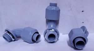 Kwikflex Liquidtight Nonmetallic 90 Degree Elbow Fitting 1/2" QTY 10 065350 NEW - Picture 1 of 3