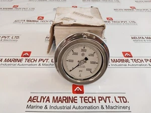 MC Daniel 316 SS Druckmessgerät Rohr Und Sockel 0 Bis 6000 PSI - Bild 1 von 10