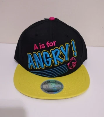Bioworld Angry Birds  A is for Angry Neon Snapback Hat - Image 1 of 4