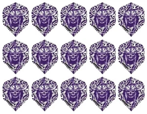 5 Nuevos Juegos Winmau Mega Estándar Dardos Vuelos - Se Envía con Rastreo - Calavera Fantasmal - Imagen 1 de 1