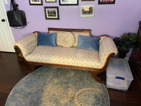 Duncan Phife Vintage Sofa Claw Foot Cover