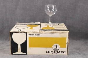 LOT of 11 Boxed Wine Tasting Glasses LUMINARC France, Clear 16 cl / 5.5 oz NEW! - Picture 1 of 3