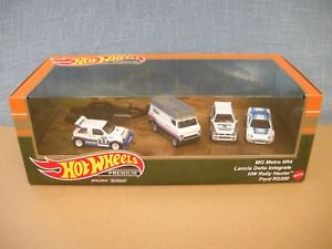 HOT WHEELS RALLY LEGENDS, Premium Collector set, Ford RS, 6R4, Delta - NO RES!