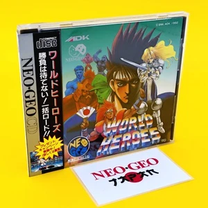 WORLD HEROES NEO GEO CD NEOGEO SNK JP (VG) - Imagen 1 de 6