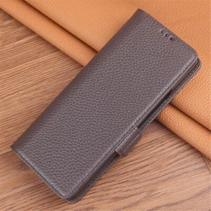 Real Cowhide Leather Wallet Case with Kickstand for Google Pixel - Picture 1 of 19