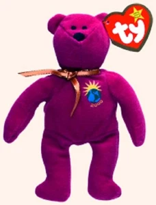 TY McDonald's Teenie Beanie - MILLENNIUM the Bear (2000 (5 inches) - Picture 1 of 3