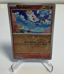 Pokemon - Scorbunny - 026/142 - Reverse Holo - Stellar Crown - NM/M - NEW - Picture 1 of 2