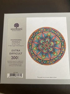 Wentworth Wooden Puzzles Proud Peacock 200 Piece By Hello Angel Wood Extra Hard - Picture 1 of 3