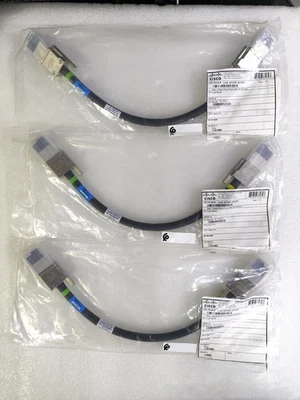 3PACK Cisco CAB-SPWR-30CM 3750X 3850X 30cm Stack Power cable 37-1122-01 Rev A0 - Image 1 of 4