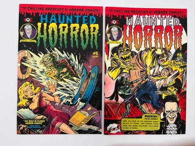 HAUNTED HORROR #'s 5 & 6 : 1950s Horror Comic Reprints : IDW - Image 1 of 2