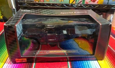 Maisto Special Edition 1:18 Hummer (Hard Top) – Die-Cast Model Car – Black - Image 1 of 4