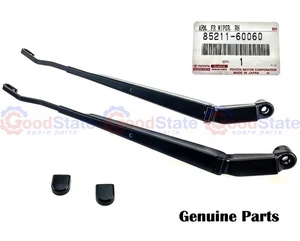 Genuine LandCruiser LJ79 LJ77 KZJ77 HZJ78 Front Windscreen Wiper Arm w Cover Kit - Picture 1 of 9
