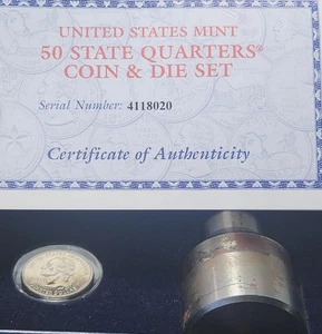 2004 D Michigan State Quarter US Mint Coin and Die Set In OGP With COA - Z-Mich - Picture 1 of 10