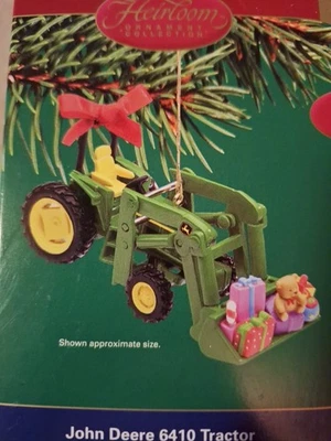 Tractor Carlton Heirloom Ornament Collection John Deere 6410 en caja Foto 1 de 3