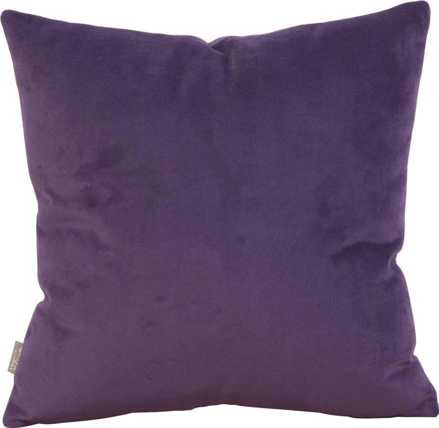 Bella Eggplant Pillow | Luxurious Velvet | 20x20 - Image 1 of 1