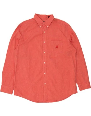 CHAPS Mens Easy Care Shirt XL Red Cotton AW10 - Image 1 of 3