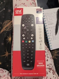 One For All Universal Remote Control Black - 8 Devices + FREE POST - Picture 1 of 1