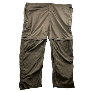 Columbia Mens Convertible Cargo Pants Size 54x32 Straight Outdoors Camping Tan - Picture 1 of 13