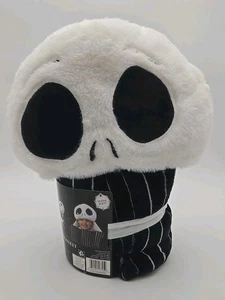 Nightmare Before Christmas Hooded Blanket Throw Jack Skellington Halloween NEW - Picture 1 of 5