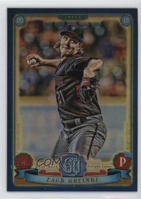 2019 Topps Gypsy Queen Chrome Indigo /150 Zack Greinke #62 - Image 1 of 2
