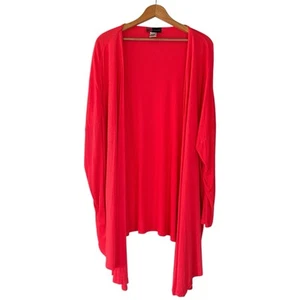 CHI by Carlos Falchi Strickjacke Damen 2X vorne offen Viskose rot/orange für Stil FX - Bild 1 von 9